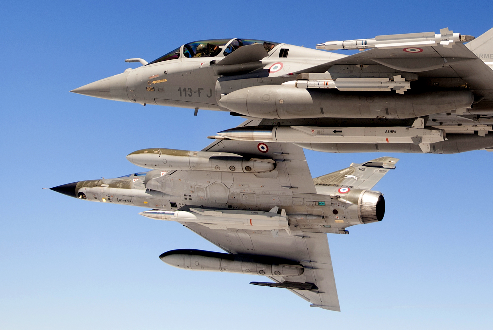 Rafale B & Mirage 2000N