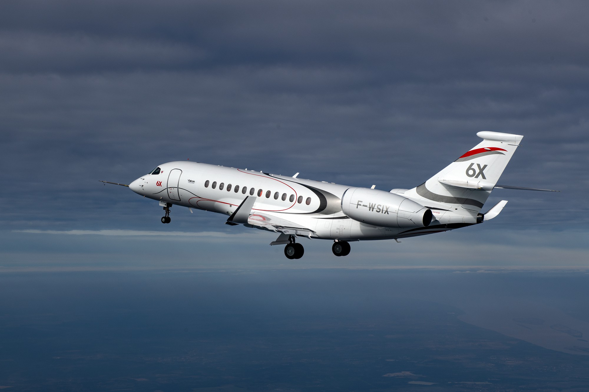 Premier vol du Falcon 6X